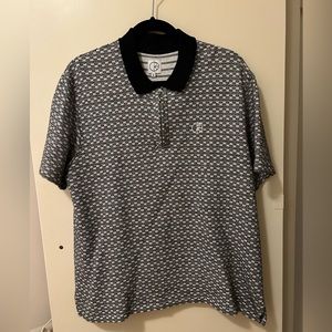 Polar Skate Co. Polo Shirt size M Black-Grey-White